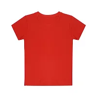 Stylish Cotton Solid Round Neck Tees For Boys- Pack Of 4-thumb1