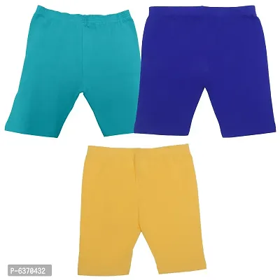 Stylish Cotton Solid Shorts For Boys-Pack of 3-thumb0