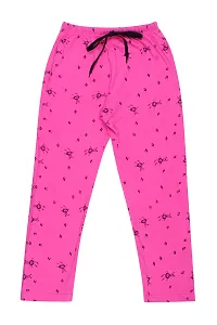 Stylish Cotton Printed Pyjama Bottom For Girls-Pack Of 4-thumb1