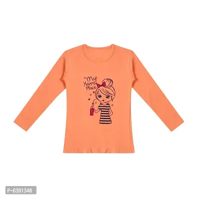 Stunning Cotton Printed Tees For Girls- Pack Of 4-thumb5