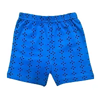 Lycra Blended Printed Shorts For Girls- Pack Of 4-thumb2