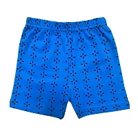 Lycra Blended Printed Shorts For Girls- Pack Of 4-thumb1