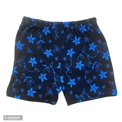 Lycra Blended Printed Shorts For Girls- Pack Of 6-thumb2