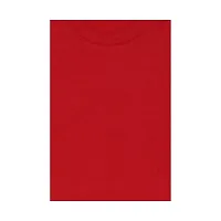 Stylish Red Round Neck Long Sleeves Cotton Solid T-Shirt For Boys-thumb2