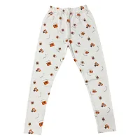 Stylish Multicoloured Cotton Printed Legging For Girls Pack Of 3-thumb2
