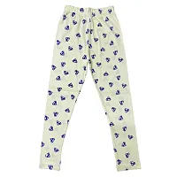 Stylish Multicoloured Cotton Printed Legging For Girls Pack Of 3-thumb2