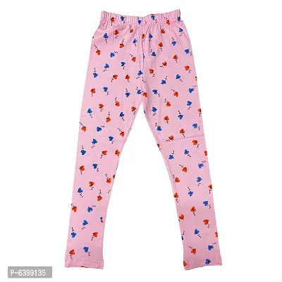 Stylish Multicoloured Cotton Printed Legging For Girls Pack Of 4-thumb3