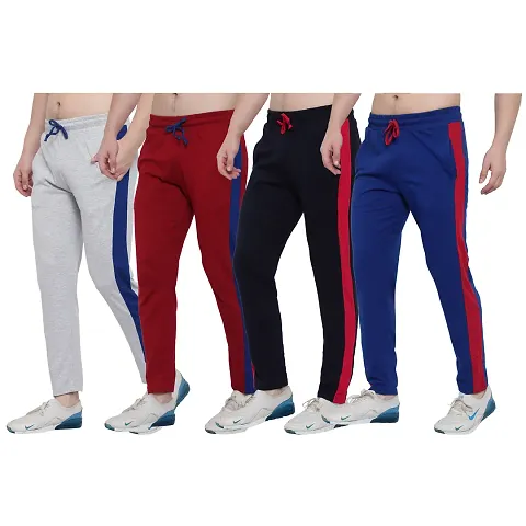 Stylish Cotton Solid Track Pant Combo