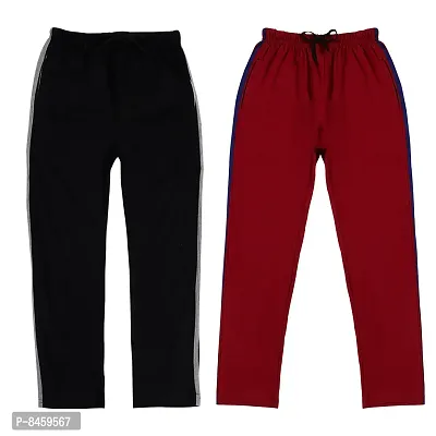 Combo Cotton Solid Track Pant For Boys Girls