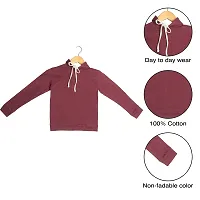 Fancy Stylish Soft Brushed Fleece Pullover Hoodie Sweatshirts Combo For Kids and Girls Pack Of 2-thumb3