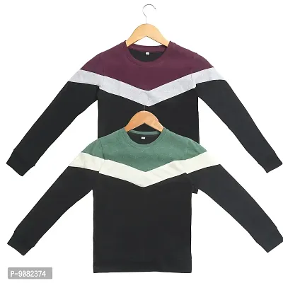 Authentic Regular Fit Full Sleeve Cotton Sweatshirt Combo For Kids and Girls Pack Of 2-thumb0