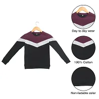 Authentic Regular Fit Full Sleeve Cotton Sweatshirt Combo For Kids and Girls Pack Of 2-thumb3