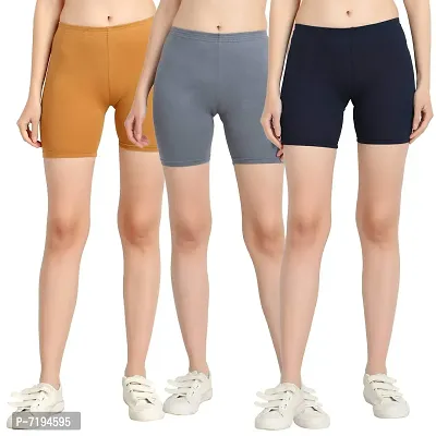 Womens cotton hot sale cycling shorts