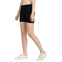 Diaz Women's Cotton Cycling Shorts (Black,Musturd,Free)-thumb2