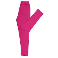 Classic Cotton Solid Leggings For Girls Pack Of 2-thumb3