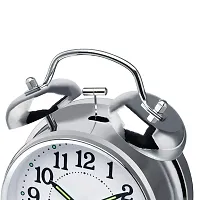 Table Alarm Clock Twin Bell for Home and Office with Night Light-thumb2