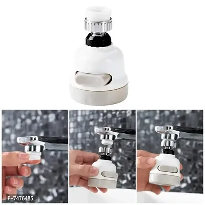 360 Degree Rotating Faucet with 3-Gear Adjustable, Height Pressure Nozzle and Water Saving Bathroom Tap Aerator Nozzle-thumb2