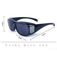 HD Vision Day Goggles Anti-glare Polarized Sunglasses Men/Women Driving Glasses Uv Protection Glasses for Driving Car, Bike-thumb1