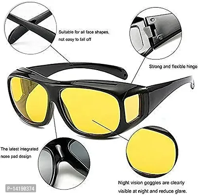 HD Vision Day Goggles Anti-glare Polarized Sunglasses Men/Women Driving Glasses Uv Protection Glasses for Driving Car, Bike-thumb3