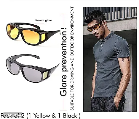 HD Vision Day Goggles Anti-glare Polarized Sunglasses Men/Women Driving Glasses Uv Protection Glasses for Driving Car, Bike-thumb4