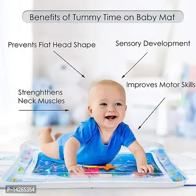 Baby Kids Water Play Mat Toys Inflatable Tummy Time Leakproof Water Play Mat-thumb5