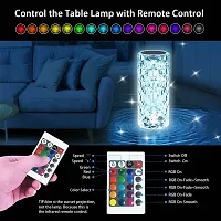 Crystal Lamp,16 Color Changing Rose Crystal Diamond Table Lamp-thumb1