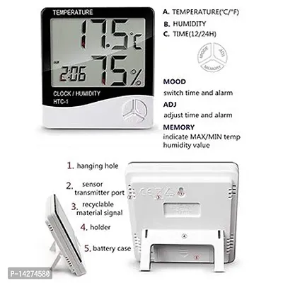 HTC-1 Room Thermometer with Humidity Incubator Meter-thumb5