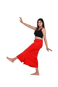 SKIIN BY TIBER Women Microfilament Spandex Saree Shapewear/Saree Shaper/Saree Shapewear for Women (XL, RED)-thumb2