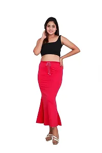 SKIIN BY TIBER Women Microfilament Spandex Saree Shapewear/Saree Shaper/Saree Shapewear for Women (XL, Fuscia Pink)-thumb3