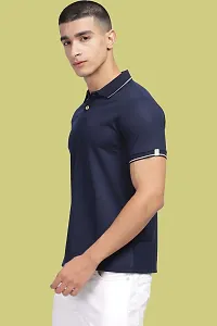 Stylish Multicoloured Polycotton Polos T-Shirt For Men Pack Of 2-thumb3