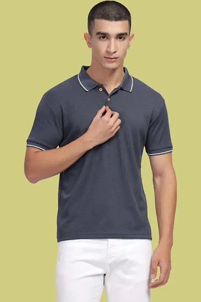 Stylish Polycotton Polos T-Shirt For Men