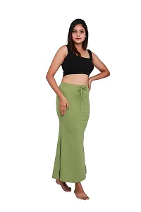 SKIIN BY TIBER Women Microfilament Spandex Saree Shapewear/Saree Shaper/Saree Shapewear for Women (Green)-thumb4