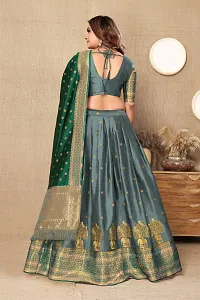 Stylish Art Silk Jacquard Lehenga Cholis for Women-thumb1