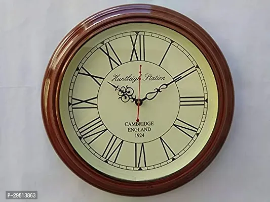 Designer Brown Wood Analog Wall Clock-thumb0