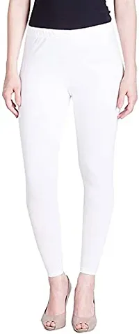 Kartik Enterprises : Women's Stretchable Churidar Leggings for Women/Girl Fit to Waist| Pack of 2| (XXL, White, Numeric_48)