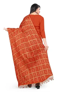 Orange Colour Poly Georgette  Dupatta-thumb3