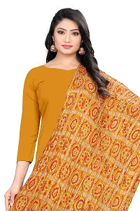Yellow Colour Poly Georgette  Dupatta-thumb3