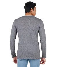 Motus Men Full Sleeve t-Shirt (Medium, Grey)-thumb1
