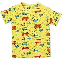 Motus Boys Printed DesignT-Shirt (7-8 Years, YLW+red+Grey)-thumb2