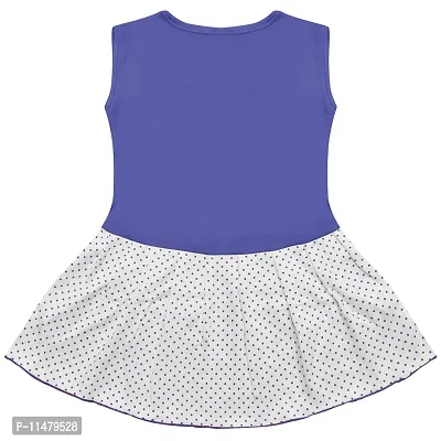 SVS Girls Casual Sleeveless Frock and Panty (Medium, Blue)-thumb3