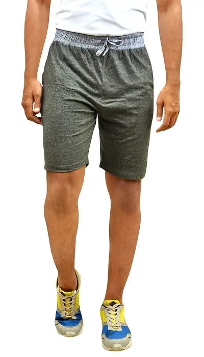 Comfortable Solid Regular Fit Shorts For Men -Pack Of 1