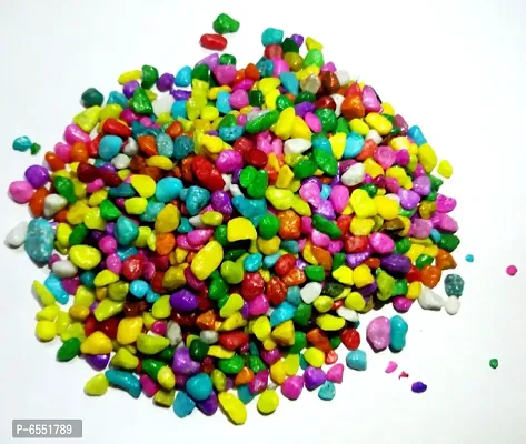 Decorative Multicoloured Stones- 475 Grams-thumb0