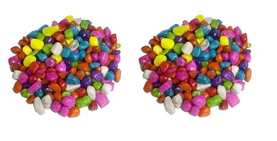Decorative Multicoloured Stones- - Pack Of 2, 475 Grams Each-thumb1