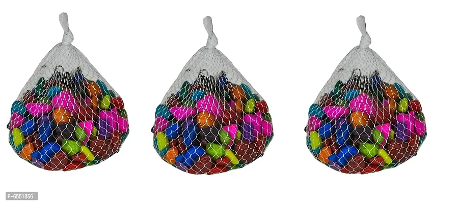 Decorative Multicoloured Stones- - Pack Of 3, 475 Grams Each-thumb2