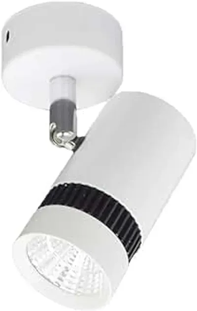 9 Watts Imported Led Wall Ceiling Spot Or Focus Cob Light With Metal Body-Warm White