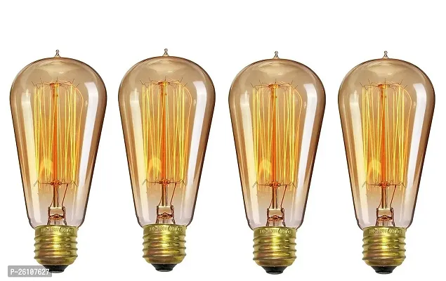 New 40W E26, E27 Incandescent Bulb - Edison Bulb - Filament Antique Bulb - Antique Vintage Filament Light Bulbs- Combo