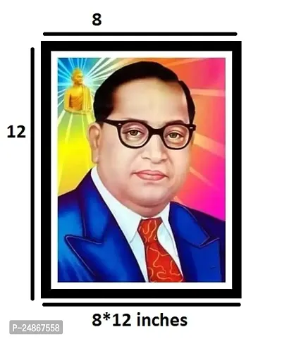 Bhim rao Ambedkar size 9*13 with frame-thumb2