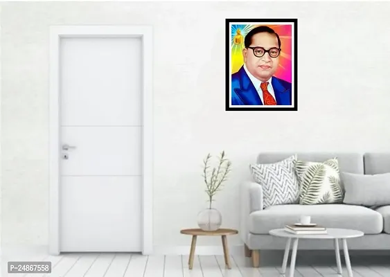 Bhim rao Ambedkar size 9*13 with frame-thumb3