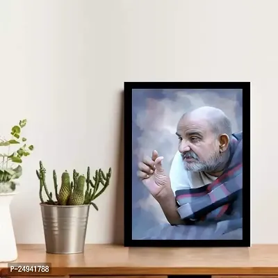 Neem karoli Baba ( size 13*9 with frame )-thumb2