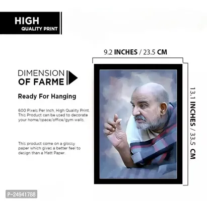 Neem karoli Baba ( size 13*9 with frame )-thumb3